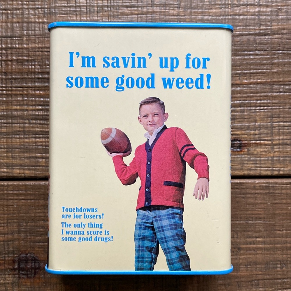 Retro Tin Piggy Bank